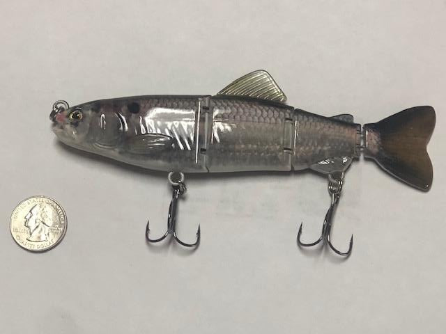 bass fishing lure company Hightower's Tackle Company- Swimbaits 6" Shad pattern Striper/ Large B – Hightower Tackle Company