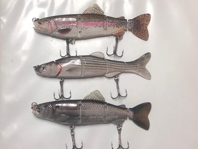 Hightower's Tackle Company- Swimbaits 6 All 3 patterns Striper