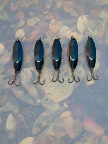 Hightower Tackle Company Kastmaster Style Blue and Silver 1/2 oz