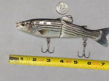 Load image into Gallery viewer, 2 Hightower&#39;s Tackle Company- Swimbaits 7&quot; Striper and Rainbow Trout