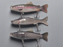 Load image into Gallery viewer, Hightower&#39;s Tackle Company- Swimbaits 6&quot; All 3 patterns Striper/ Large Bass