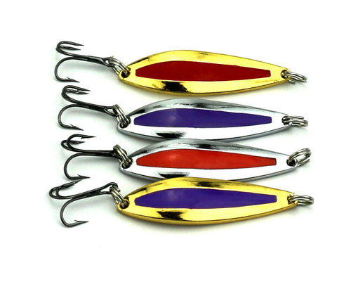 4 New Casting or Trolling Spoons 3/8 Ounce NEW