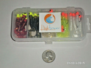 20 New, Mister Twister Style Jig kit,  1/8 ounce great for Crappie, Bass & Shad!