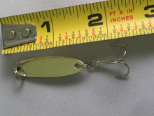 Load image into Gallery viewer, 10 New, Kastmaster Style Gold Spoon,  1/4 ounce great for Trout,&amp; Bass