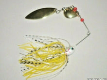 Load image into Gallery viewer, 4 New Spinner Baits Double Blade Lead Head 3/0 Hook Great for  Bass
