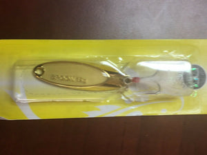 Hightower Tackles New Kastmaster style  Gold Rooster tail spoons 5 lures. 1/2 oz