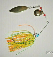Load image into Gallery viewer, 4 New Spinner Baits Double Blade Lead Head 3/0 Hook Great for  Bass