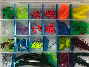 Hightower's New Mr Twister Styled lures, 140+ Piece kit,