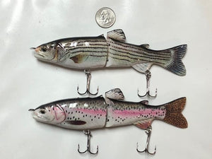 2 Hightower's Tackle Company- Swimbaits 7" Striper and Rainbow Trout