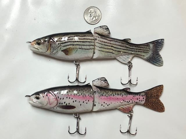 2 Hightower's Tackle Company- Swimbaits 7 Striper and Rainbow Trout